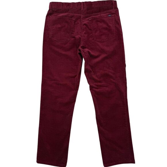Polo Golf Ralph Lauren Men's Corduroy Pants Classic Golf Fit Burgundy 34x32 - Picture 2 of 12